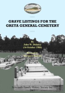 Greta General Cemetery Cover