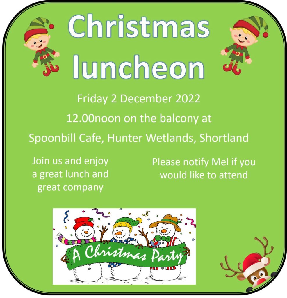 Christmas Luncheon Hunter Wetlands Newcastle Family History Society